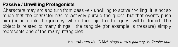 Passive Active Protagonists